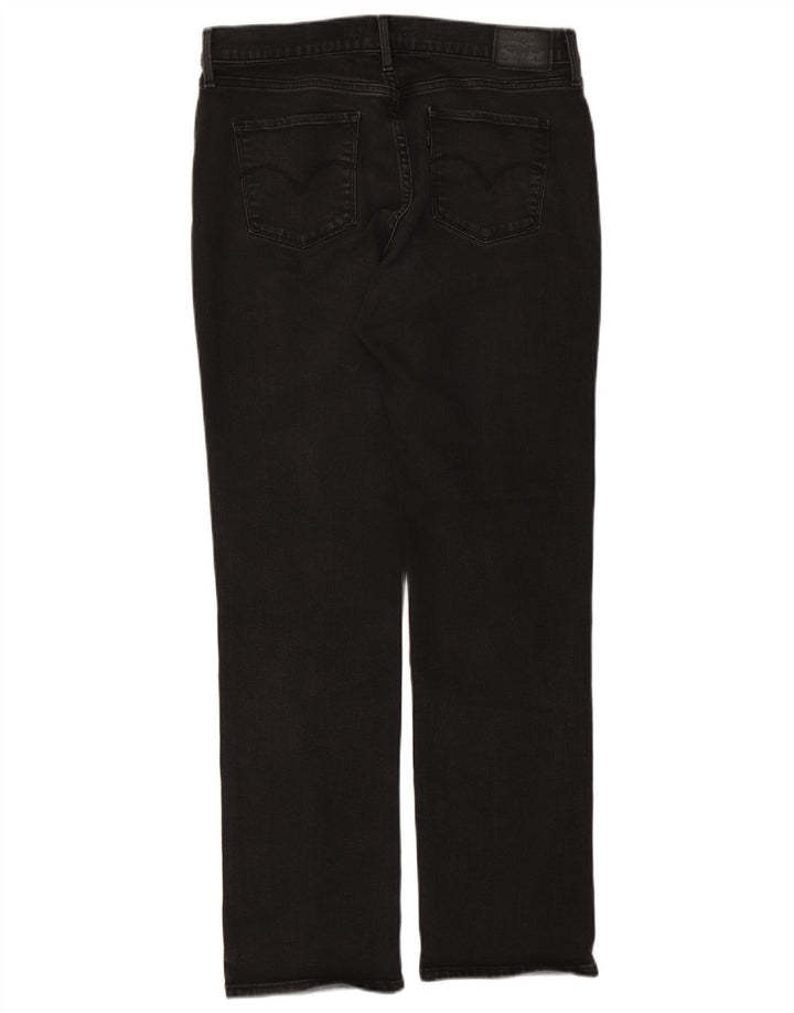 Vaqueros Levi's Mujer Rectos W31 L32 Algodón Negro