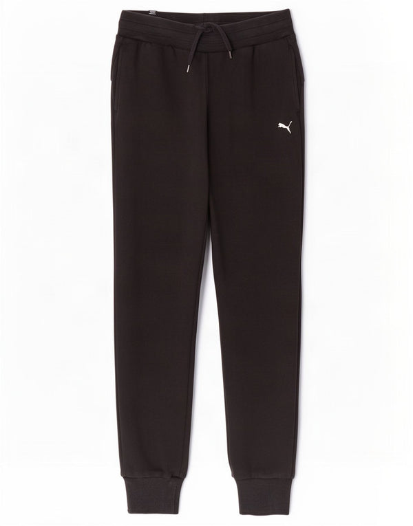 Puma Mujer Chándal Pantalones Joggers UK 6 XS Negro Algodón
