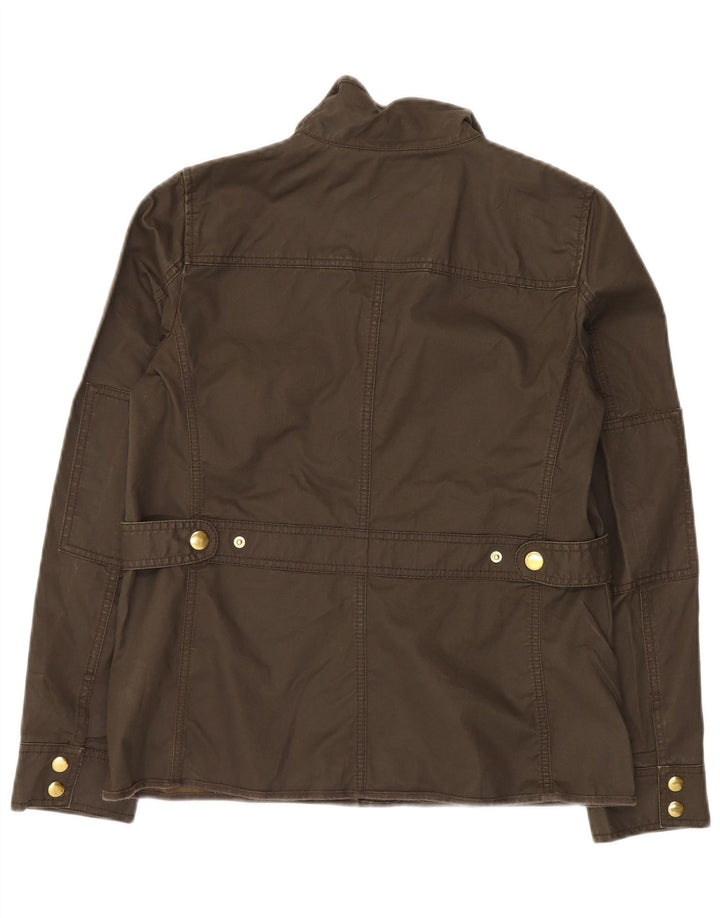 J. Crew Chaqueta utilitaria para mujer UK 10 Small Khaki Cotton