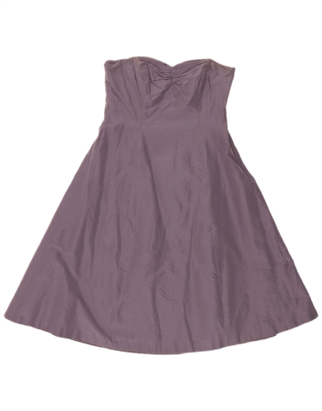 Vestido sin tirantes para mujer Coast UK 44 Algodón morado mediano