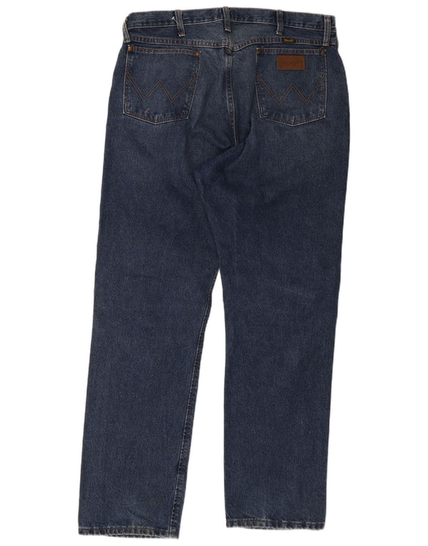 Vaqueros Wrangler Hombre Rectos W38 L32 Algodón Azul