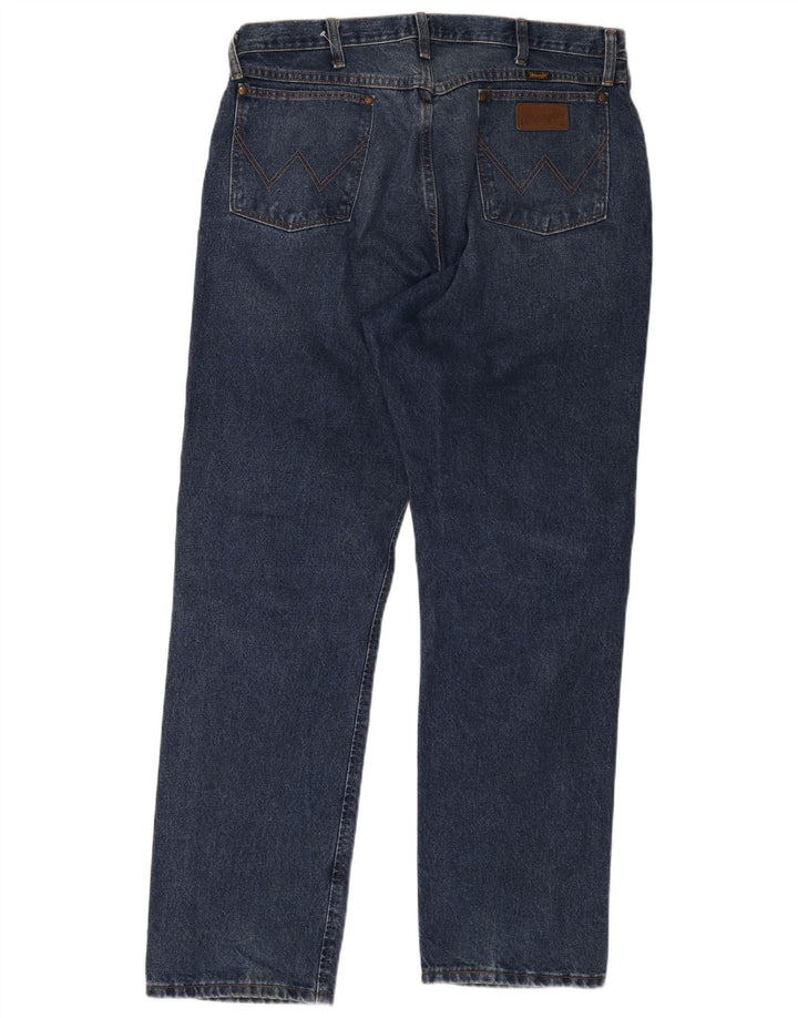 Vaqueros Wrangler Hombre Rectos W38 L32 Algodón Azul