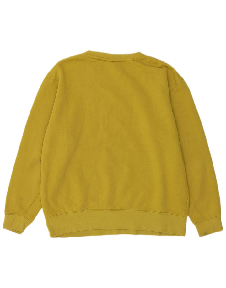 Zara Hombre Sudadera Jumper Medium Amarillo Algodón