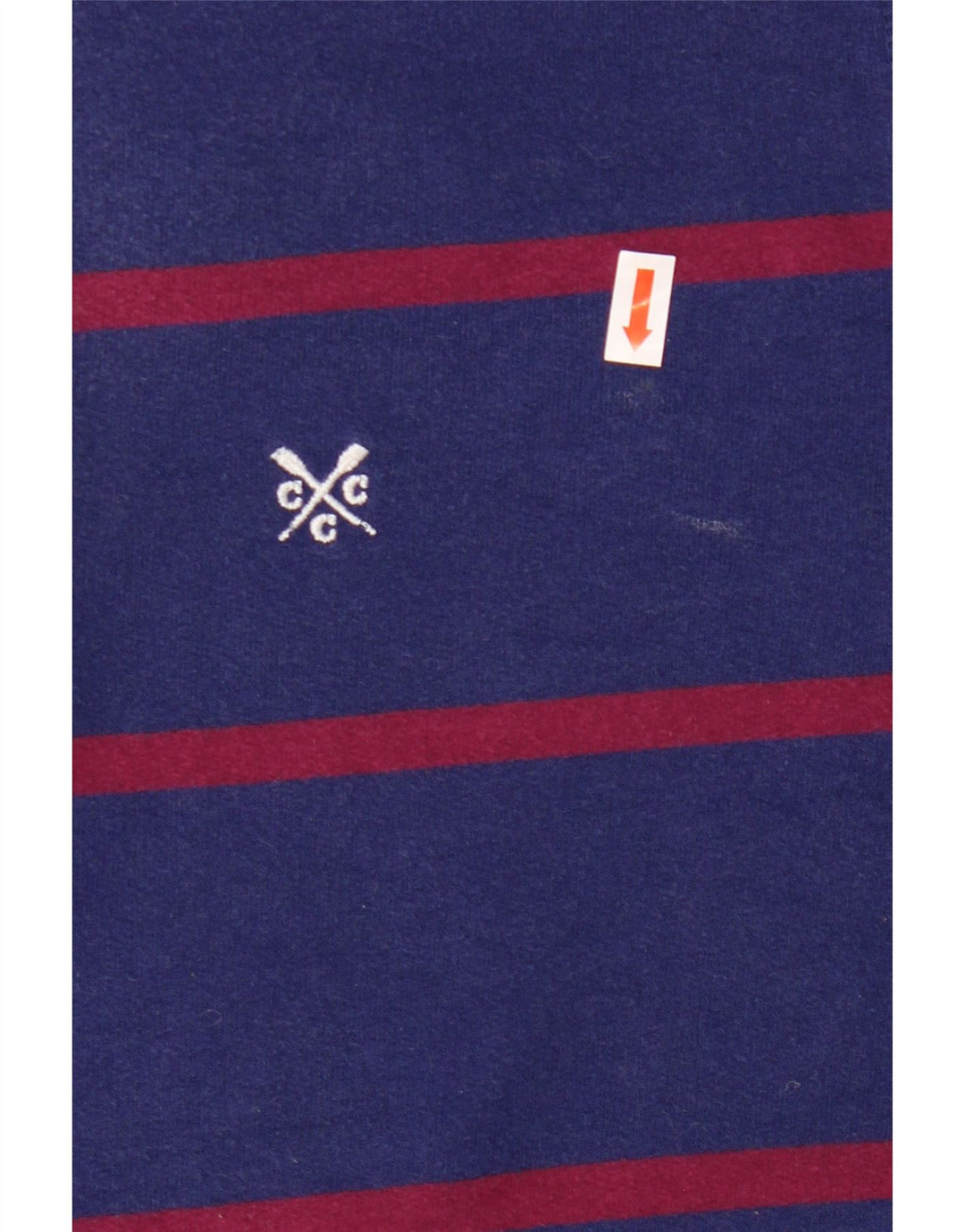 CREW CLOTHING Sudadera para mujer Jumper UK 40 Grande Azul Marino Rayas