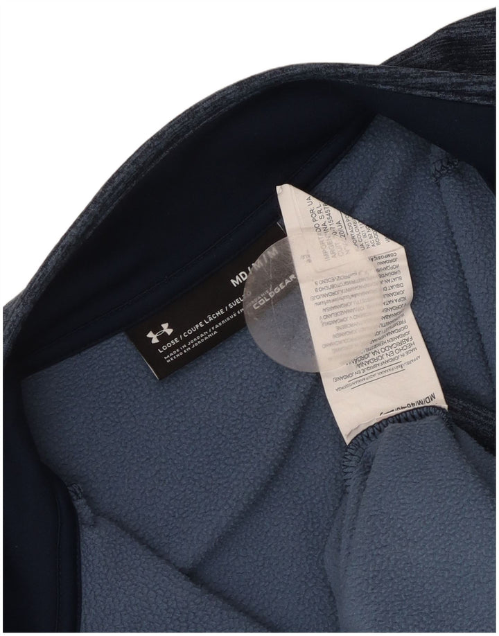 Under Armour Hombre Cold Gear Sudadera Jumper Medium Azul Marino Moteado