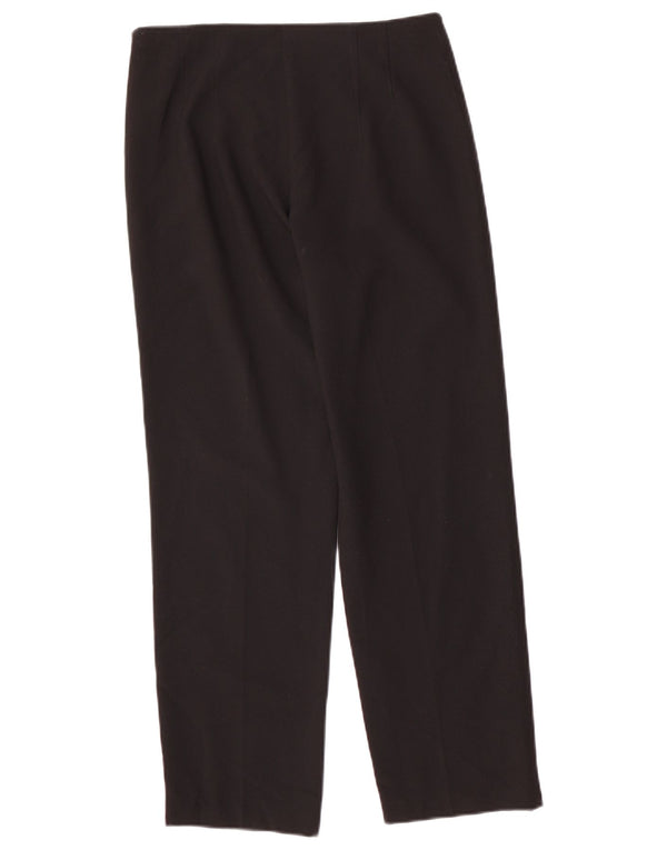 Marks & Spencer Pantalones Casuales Rectos para Mujer UK 8 Small W28 L28 Negro