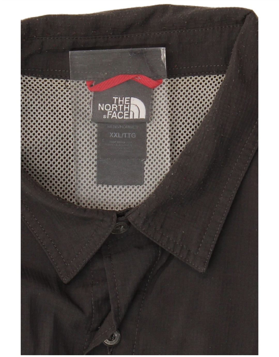 The North Face Camisa Manga Corta Hombre 2XL Nylon Gris