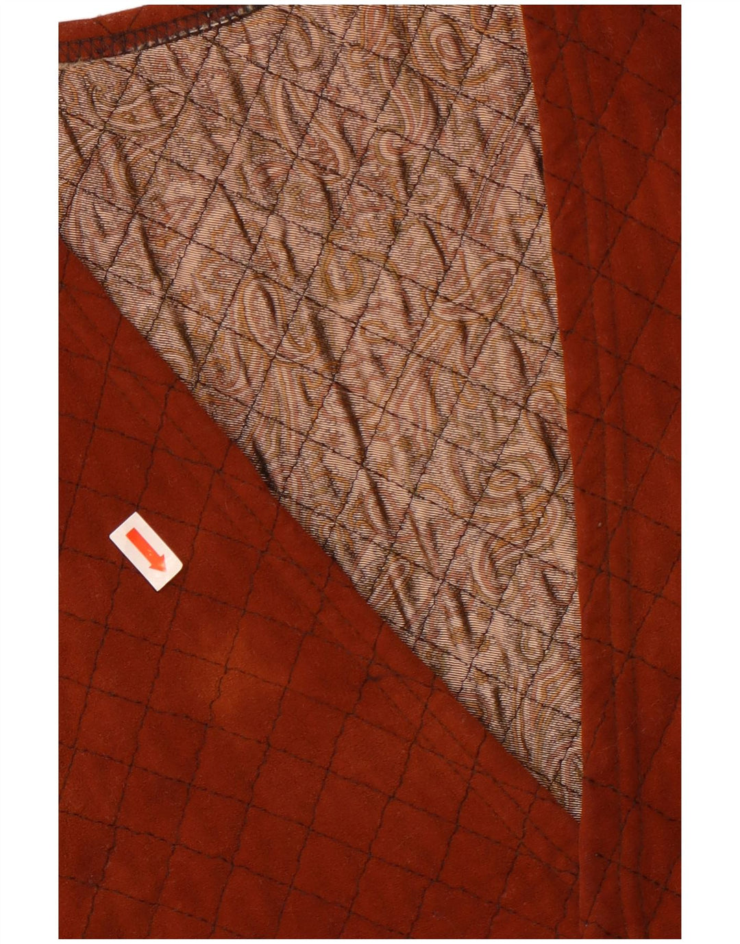 Chaleco vintage para hombre pequeño marrón