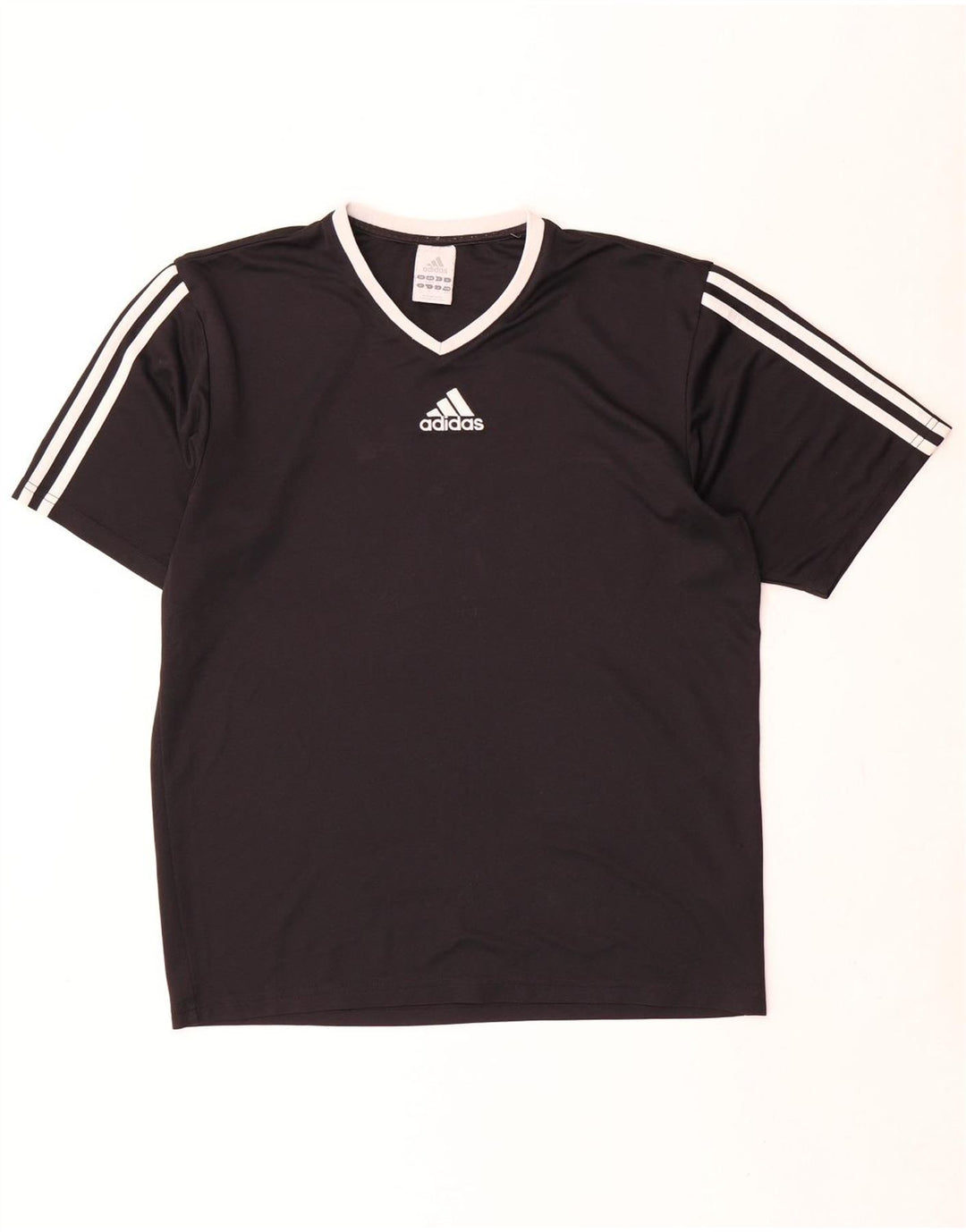 Adidas Mens Climalite Camiseta Top Pequeño Negro Poliéster