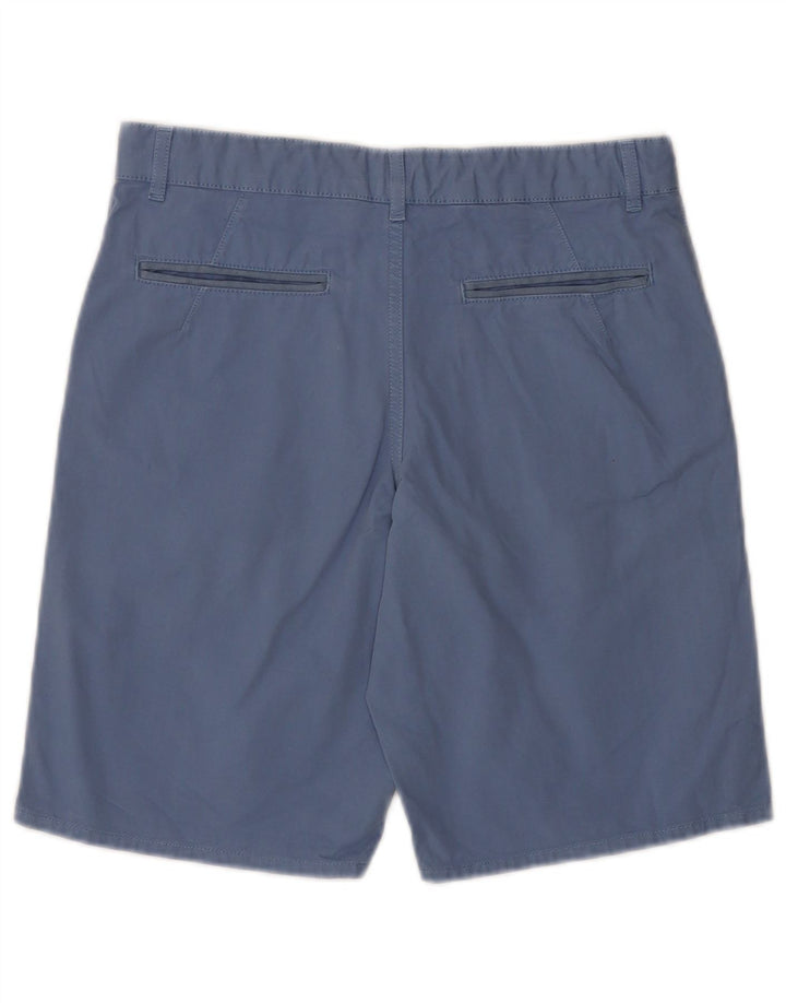 MASSIMO DUTTI Pantalones cortos chinos para niño 13-14 años W28 Azul Algodón