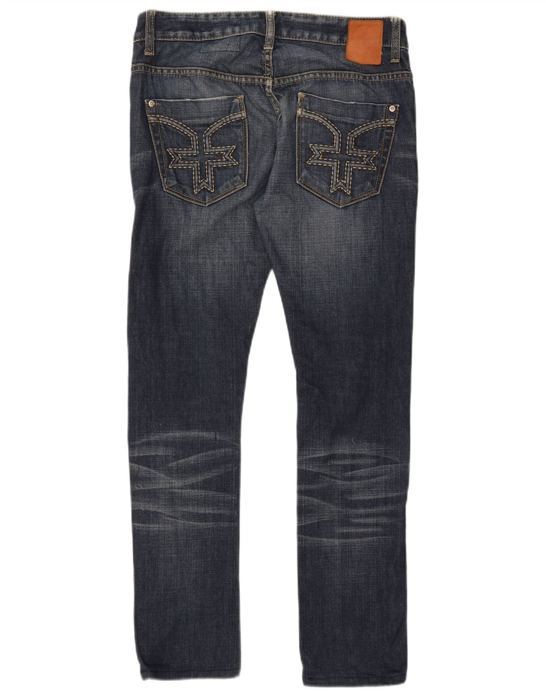 ZU ELEMENTS Vaqueros ajustados ajustados para mujer W28 L29 Algodón azul