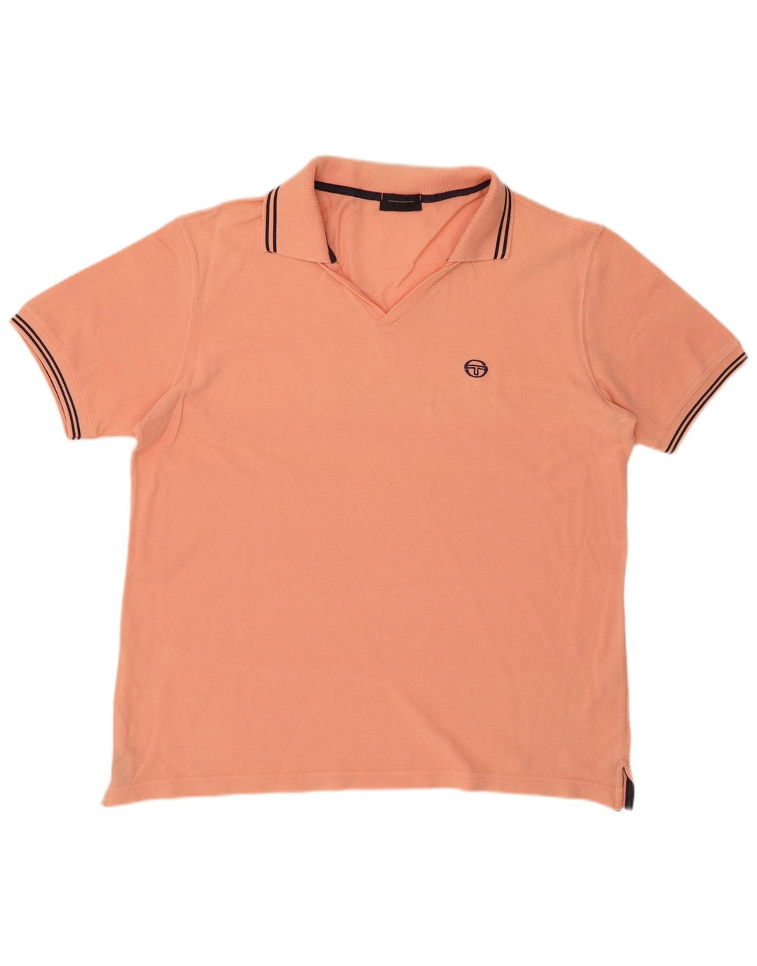 SERGIO TACCHINI Polo para hombre IT 56 XL Naranja Algodón
