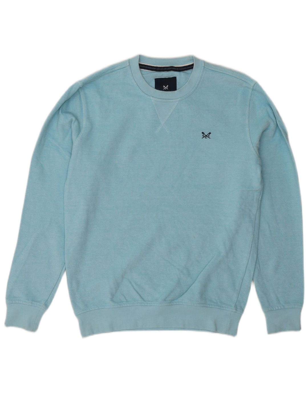 Crew Clothing Sudadera para hombre Jumper Small Azul Algodón
