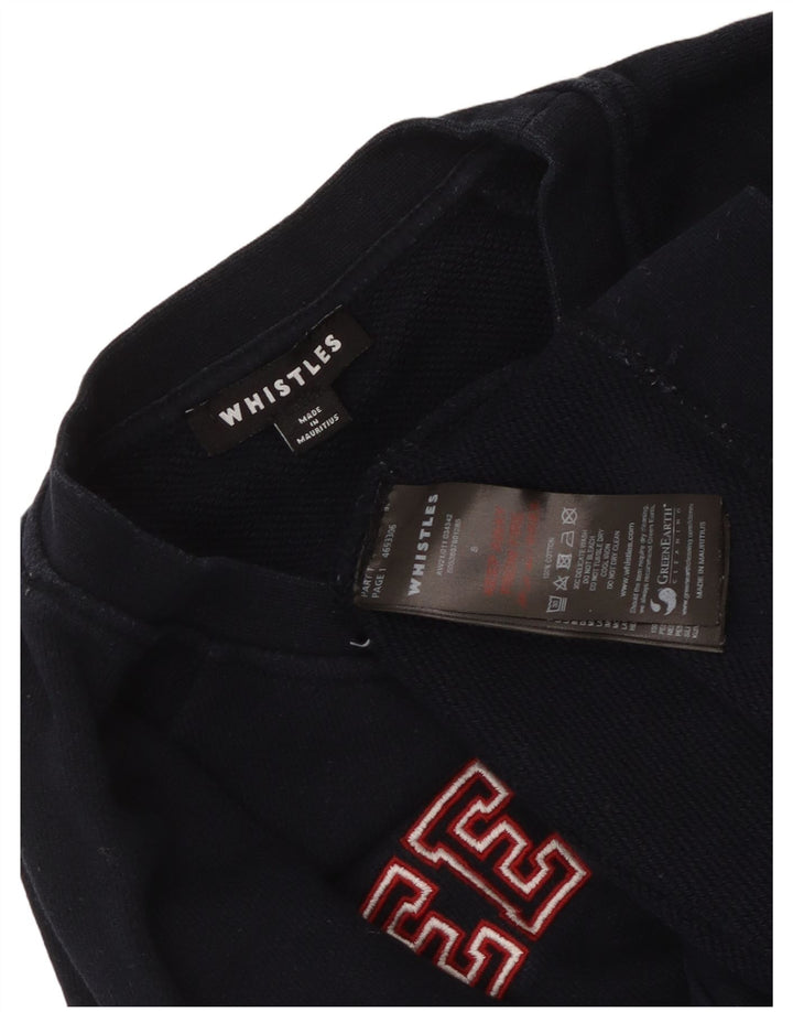 WHISTLE Sudadera con gráfico de fin de semana para mujer UK 10 Small Azul marino