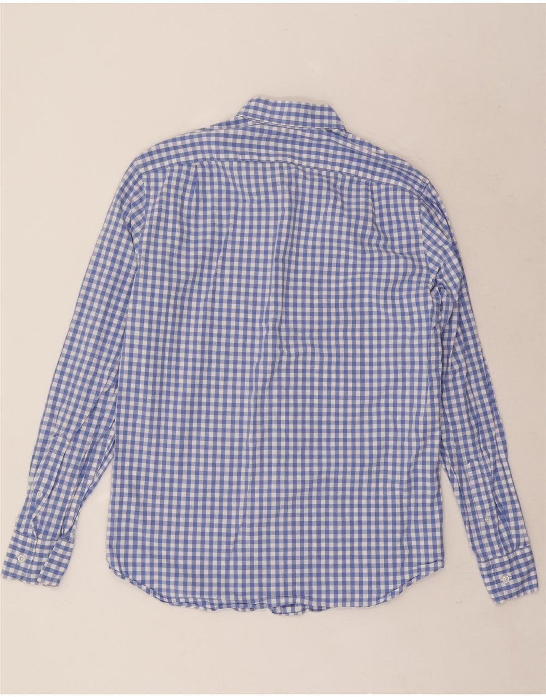 J. Crew Camisa de corte clásico para hombre de algodón a cuadros azul medio