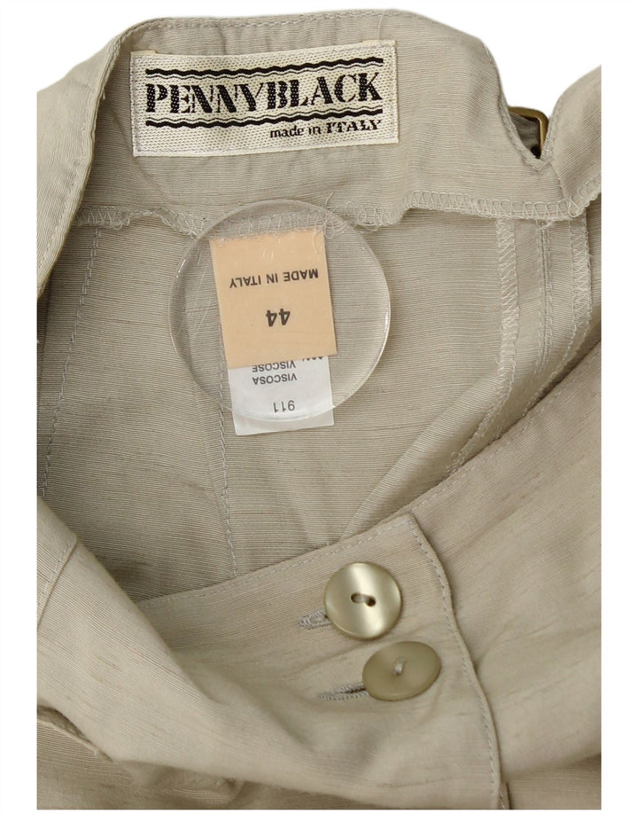 PENNY BLACK Falda midi para mujer IT 44 Medium W27 Viscosa gris