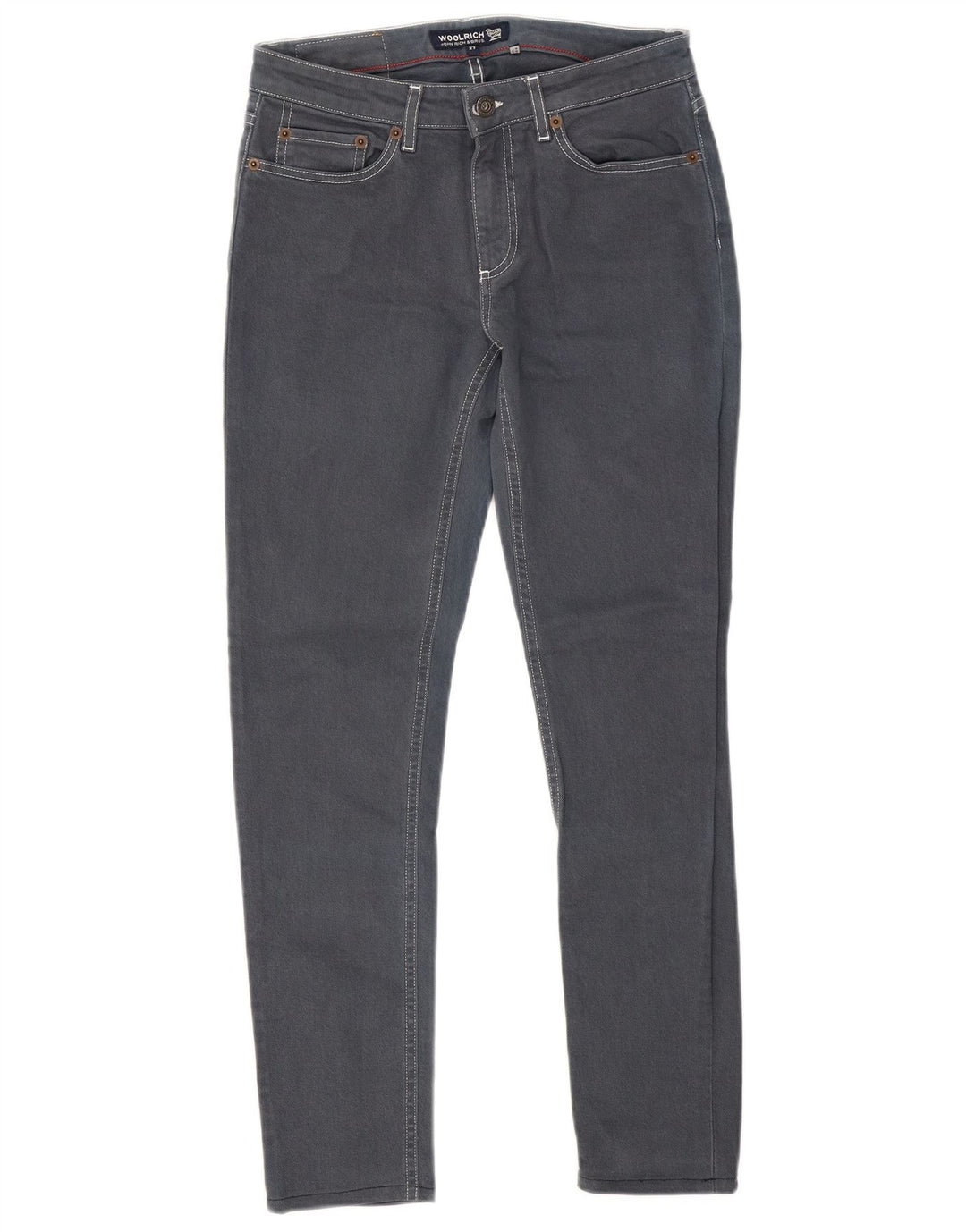 Vaqueros pitillo para mujer Woolrich W27 L27 Gris