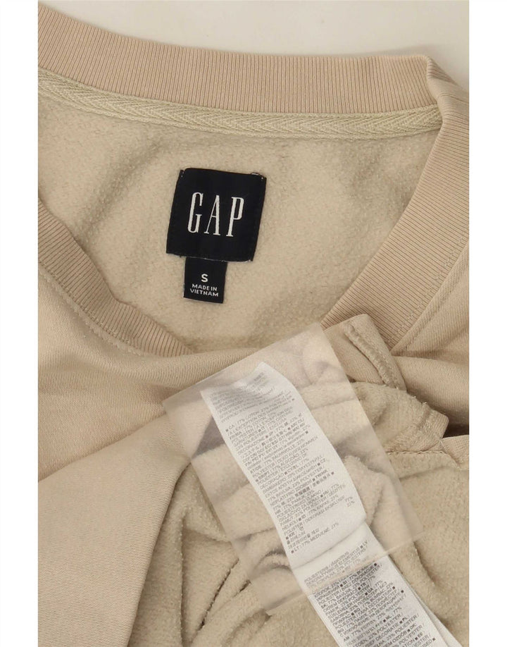 Gap - Sudadera extragrande para mujer, talla 10, algodón beige