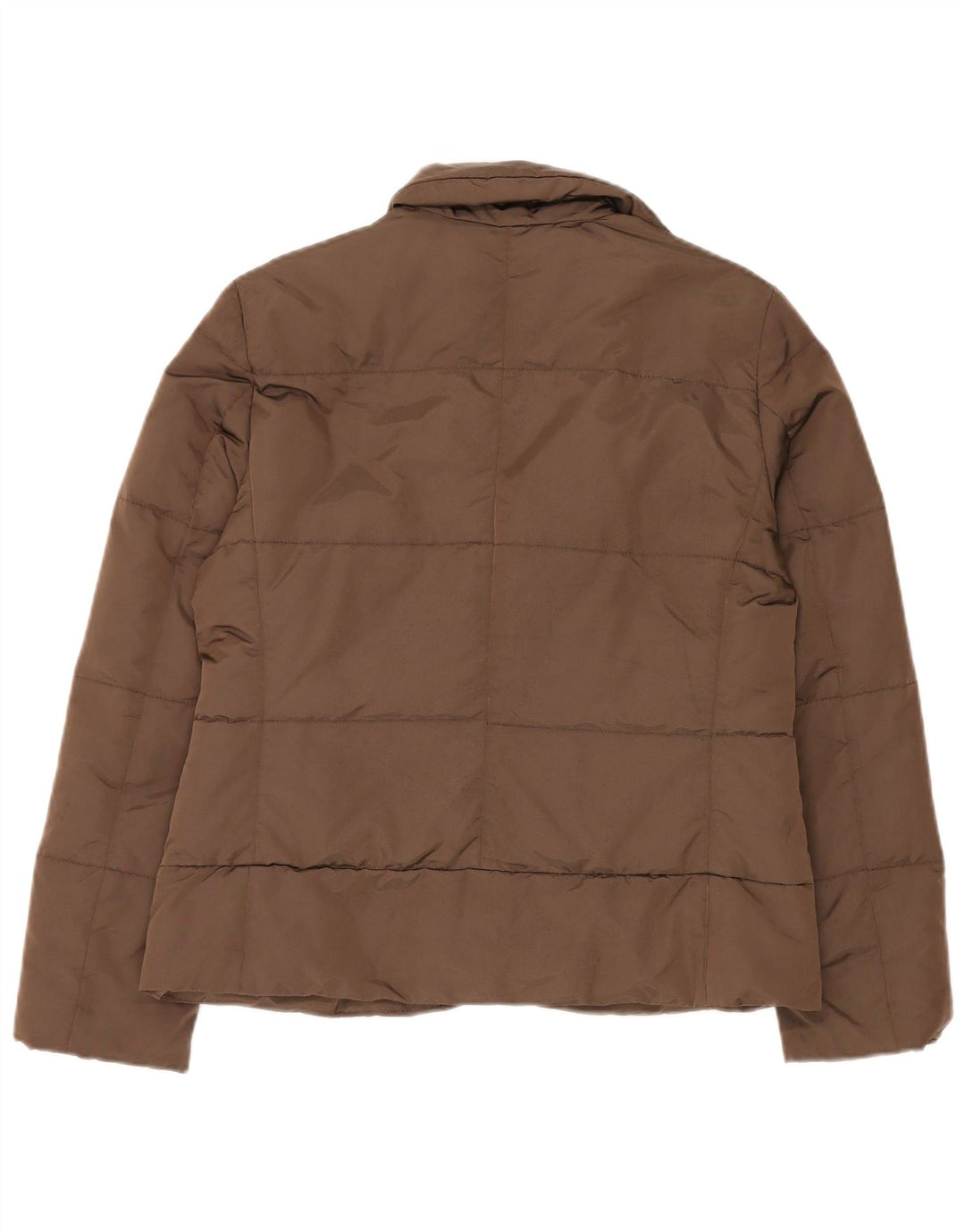 Marella Chaqueta Acolchada Para Mujer UK 44 Grande Poliamida Marrón