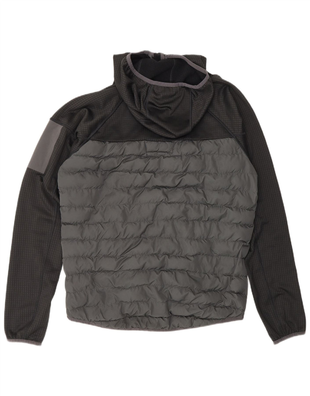 BERGHAUS Chaqueta acolchada con capucha para hombre ES 38 Gris medio Poliéster color block