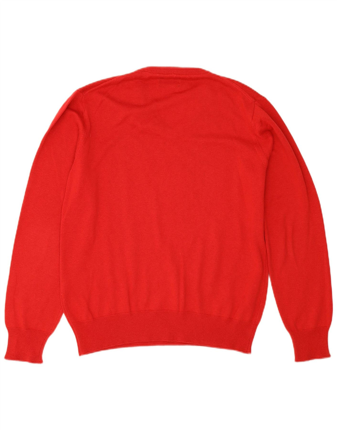Gant Jersey con Cuello en V para Hombre Small Red Cotton