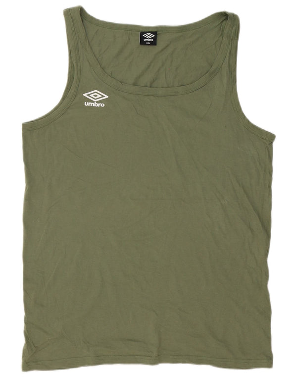Umbro Hombre Chaleco Top 2XL Caqui