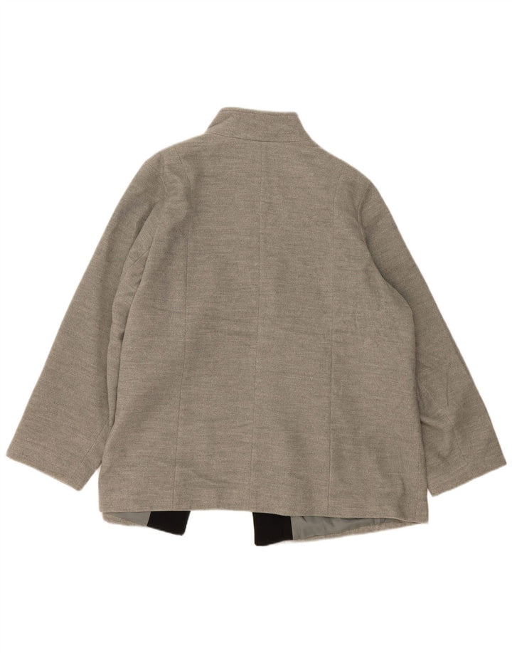 Marks & Spencer Chaqueta Bomber para Mujer UK 20 2XL Gris Poliéster