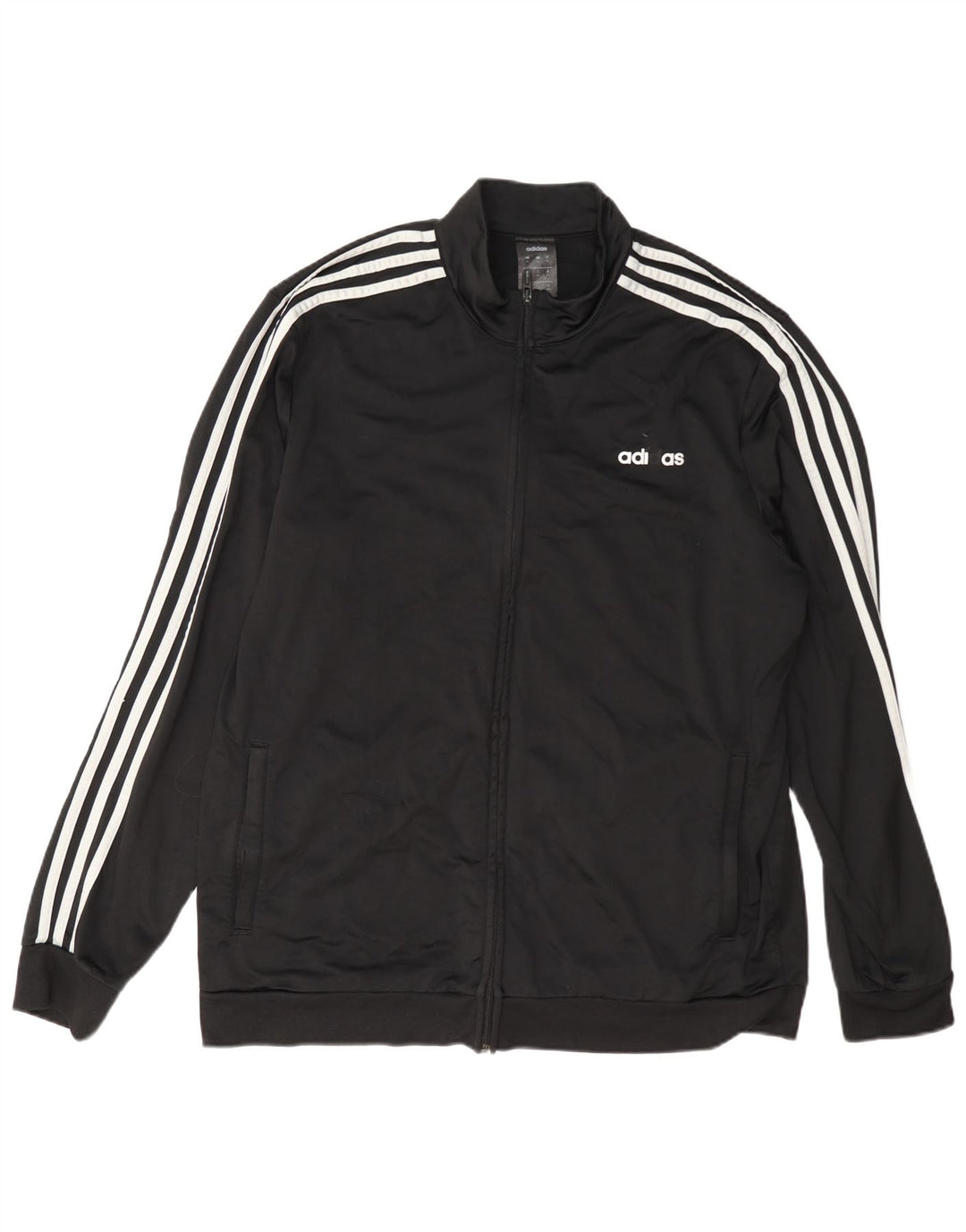 Adidas Hombre Chándal Top Chaqueta XL Negro Poliéster