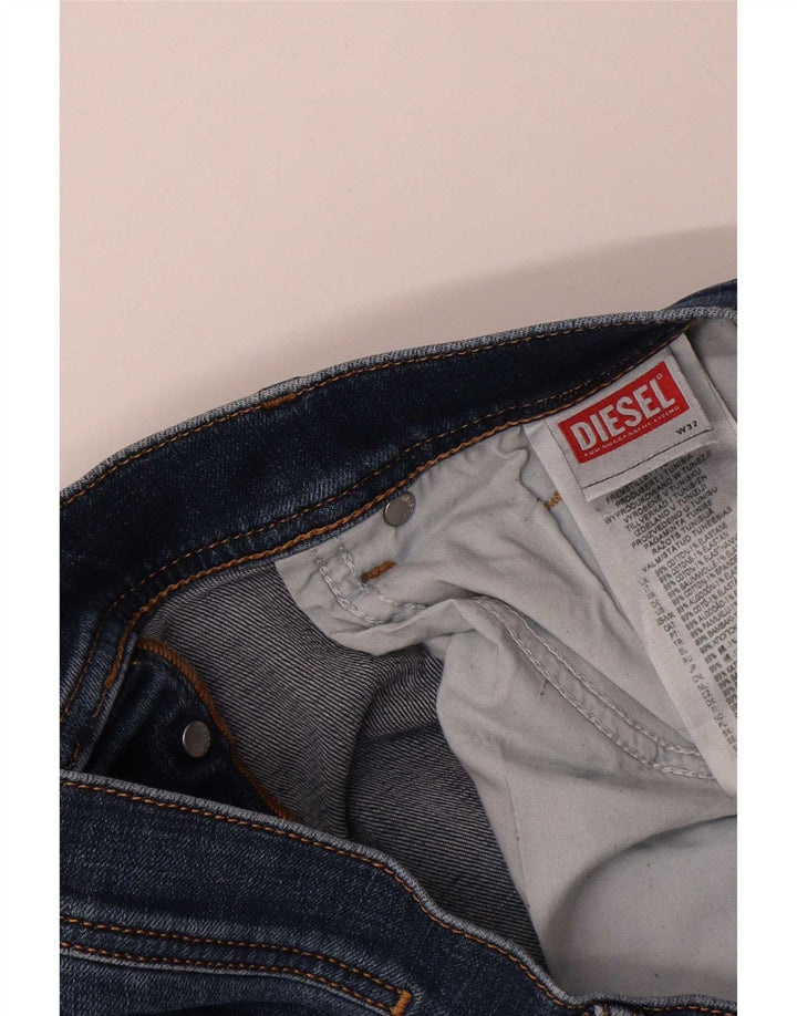 Diesel Hombre Vaqueros Slim W32 L32 Algodón Azul