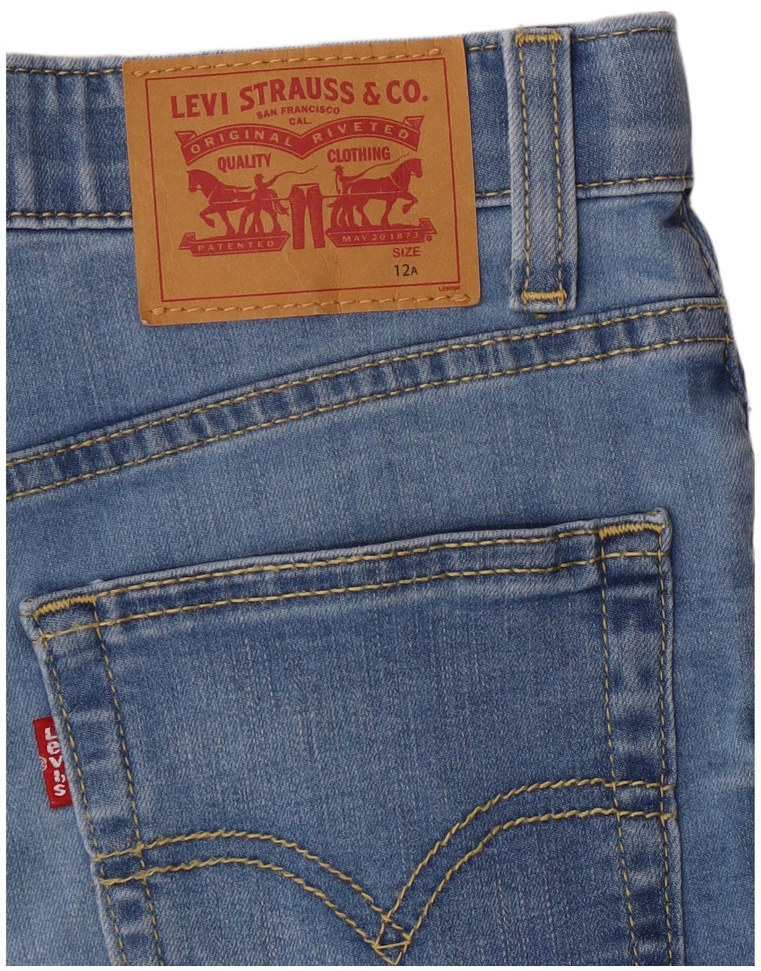 Levi's Shorts vaqueros para niño 11-12 años W26 Azul