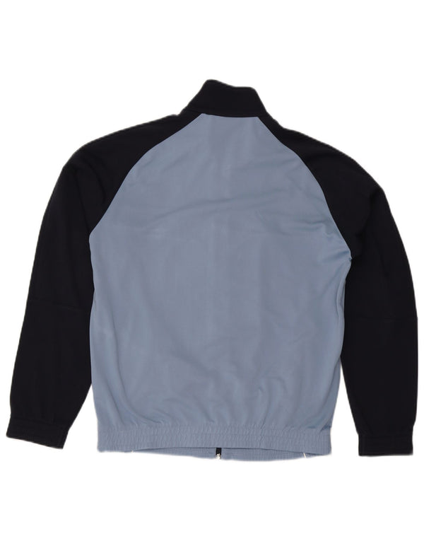 Diadora Mens Graphic Chándal Top Chaqueta UK 36 Small Azul Marino Colorblock