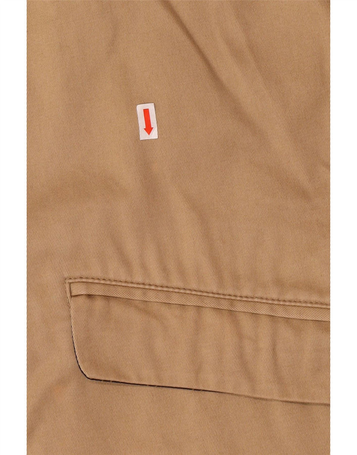 Abrigo Barba Hombre IT 46 Small Beige Algodón
