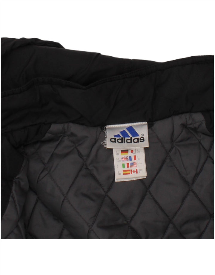 ADIDAS Chaqueta acolchada con capucha para niño Graphic 8-9 años Negro Poliamida