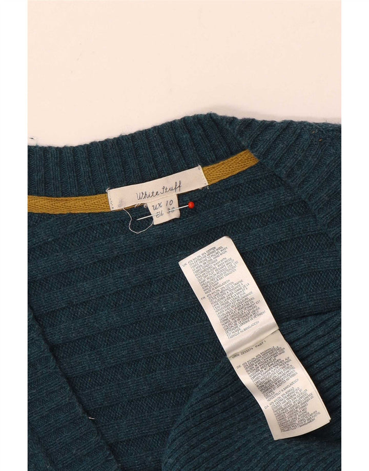 Cárdigan para mujer de White Stuff, talla 40, nailon verde pequeño