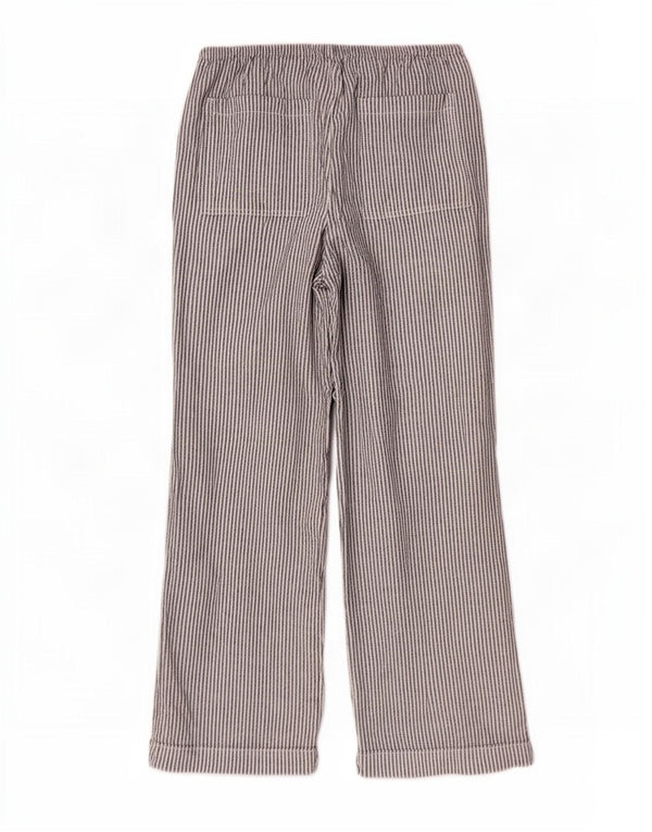 Marks & Spencer Pantalones casuales de cintura alta para mujer UK 40 Large W32 L26 Gris