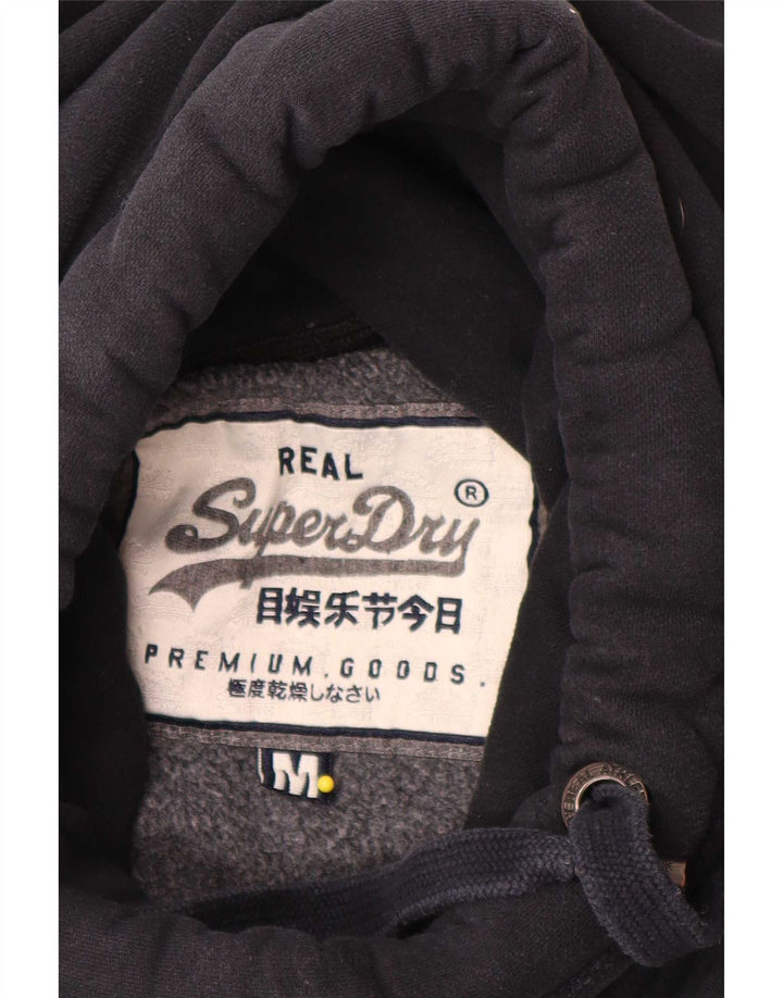 Superdry Hombre Sudadera Con Capucha Jumper Medium Azul Marino Algodón