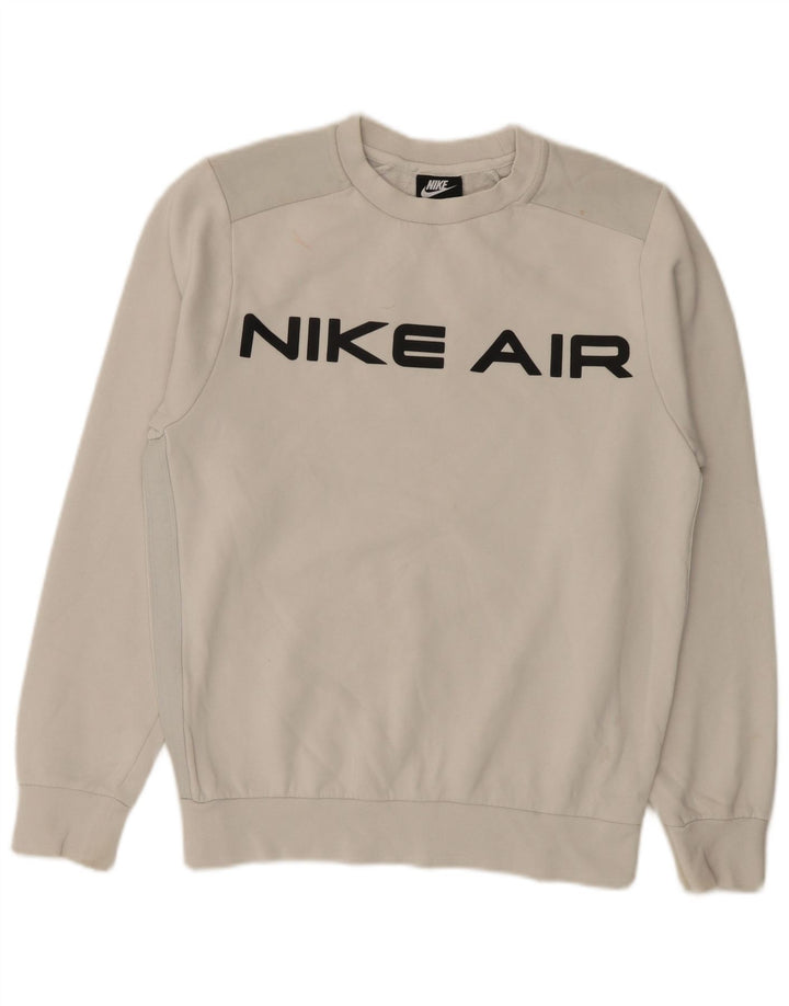 Nike - Sudadera con gráfico gráfico para hombre (talla XS), color blanco