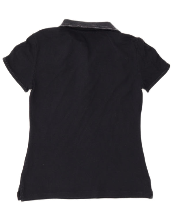 CHAMPION Polo Heritage Fit para mujer UK 12 Medium Azul marino