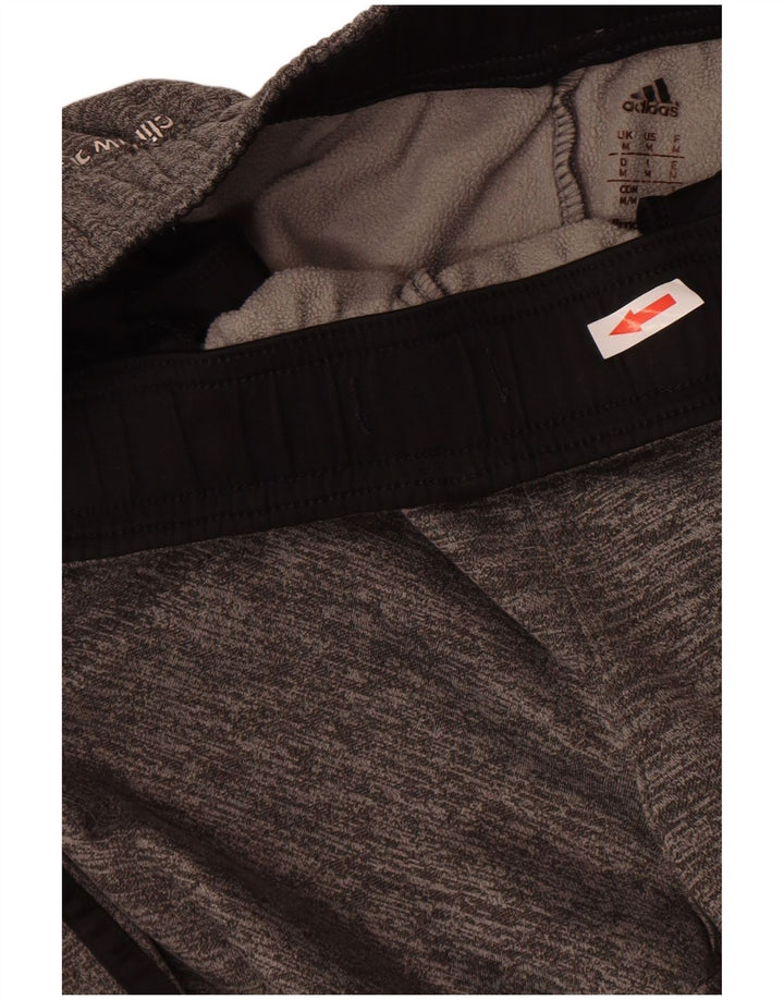 Adidas Hombre Climawarm Pantalones De Chándal Gris Medio Poliéster Moteado
