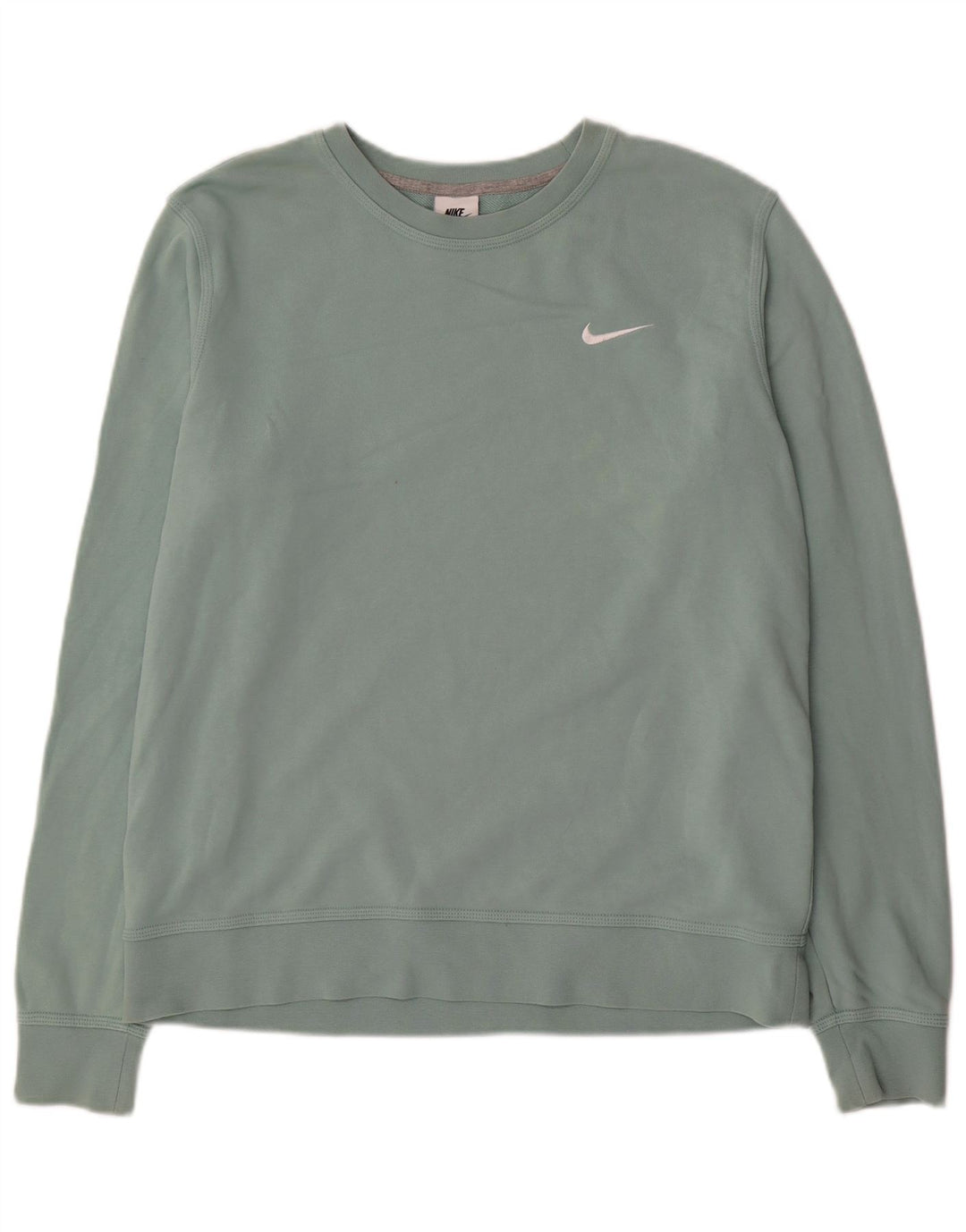 NIKE Hombre Sudadera Jumper Large Azul Algodón