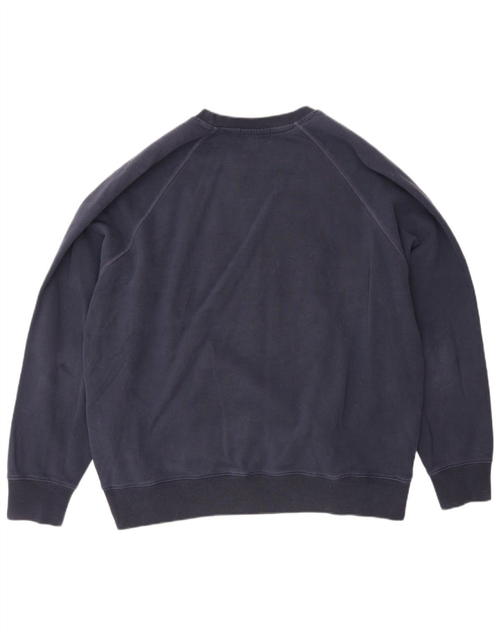 Roy Rogers Sudadera gráfica para hombre Jumper Large Azul marino Algodón