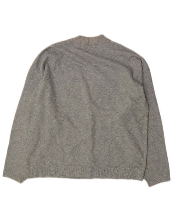 Massimo Dutti Cárdigan Extragrande para Mujer UK 6 XS Gris