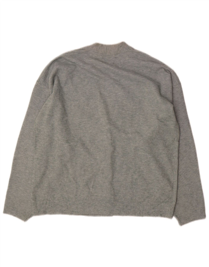 Massimo Dutti Cárdigan Extragrande para Mujer UK 6 XS Gris