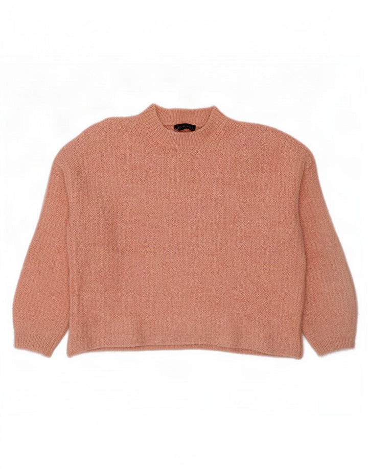 Marks & Spencer - Jersey con cuello alto para mujer, talla 40, color rosa mediano