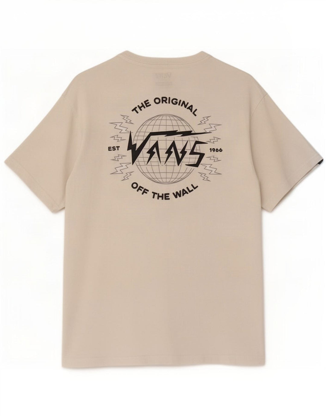 Vans Camiseta con gráfico de ajuste clásico para hombre Top mediano de algodón blanco