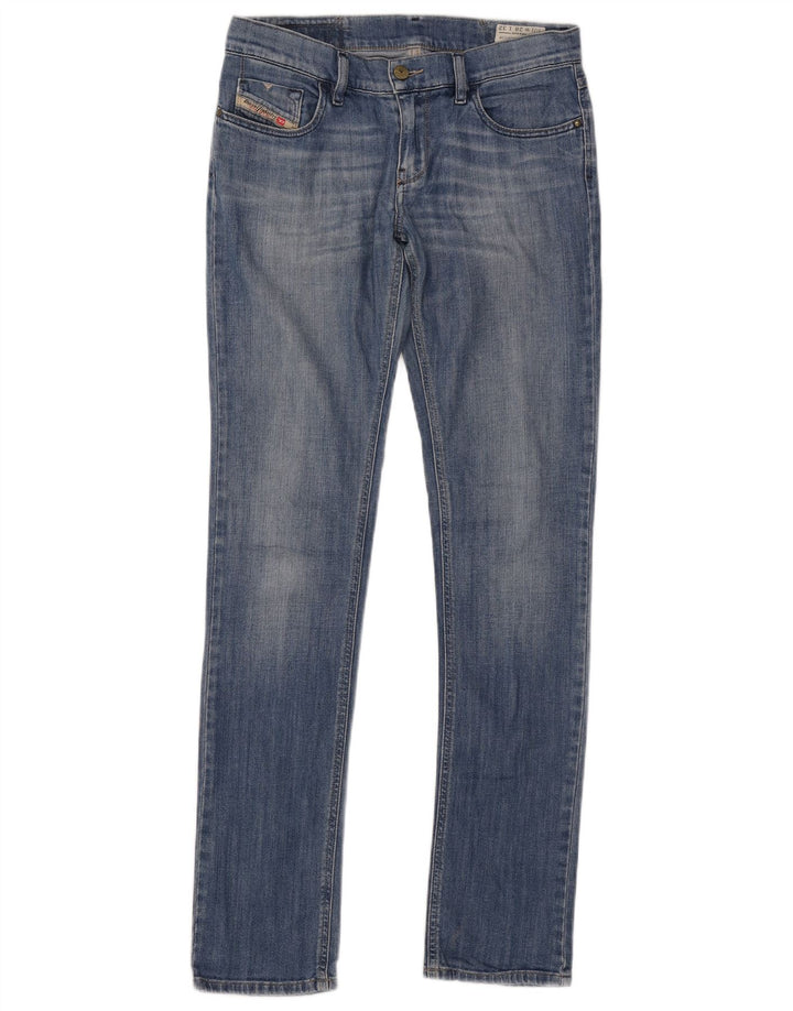 DIESEL Vaqueros Livy Super Slim Rectos W28 L32 Algodón Azul Mujer
