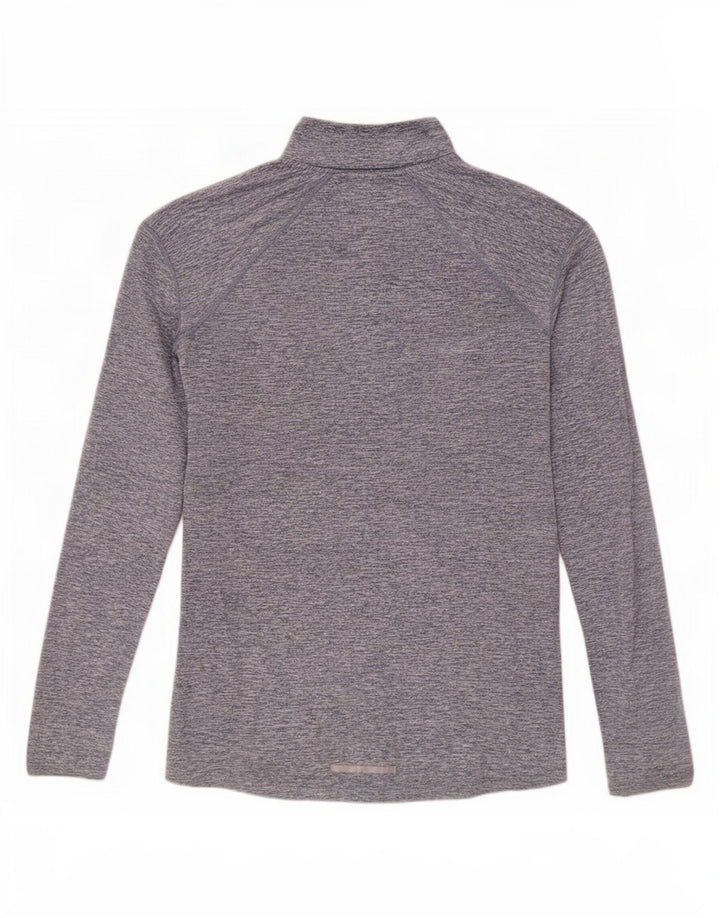 Nike Dri Fit - Chándal con cremallera y cuello para hombre, talla pequeña, color gris