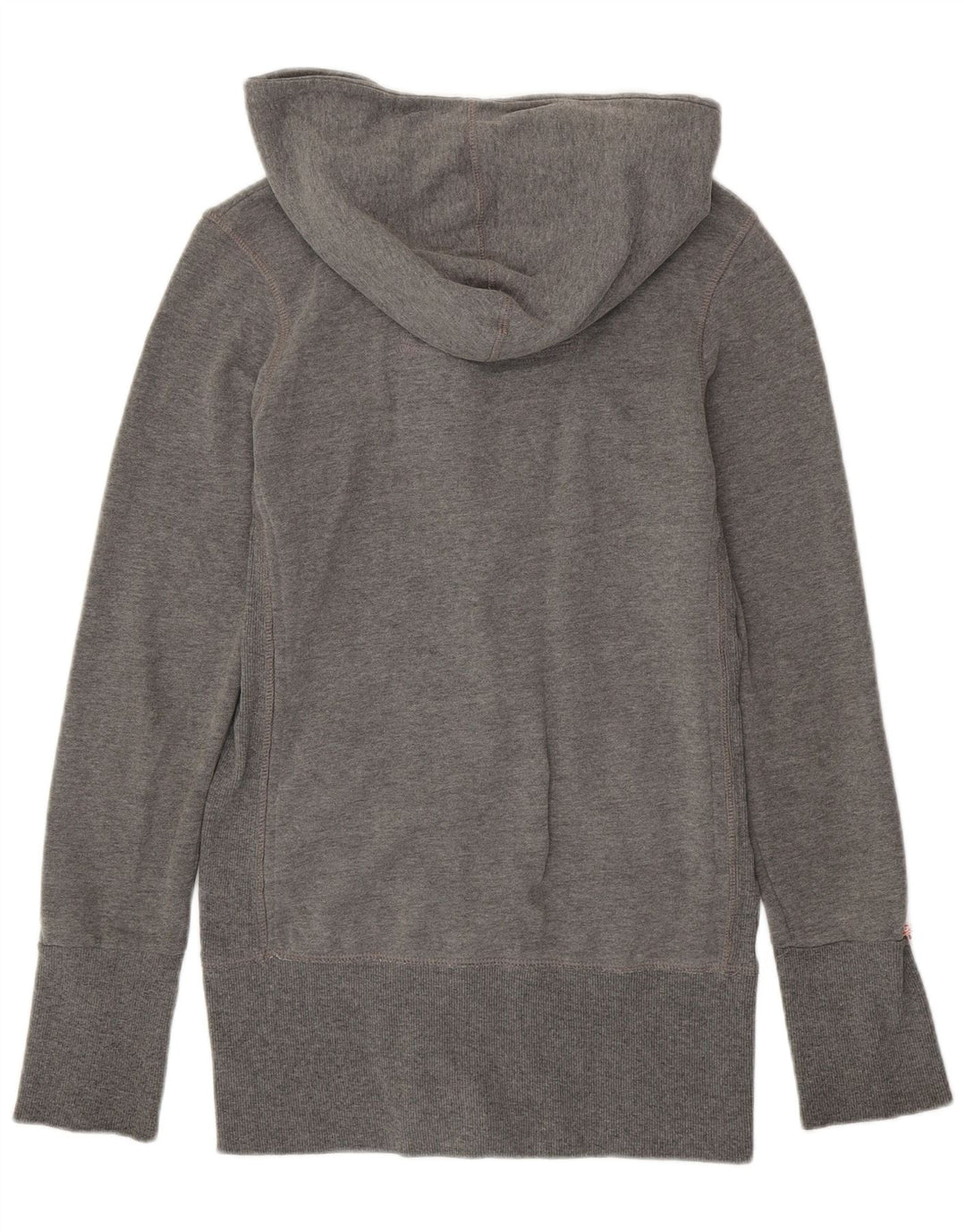 Superdry Chaqueta de chándal con capucha para mujer, talla 44, algodón gris medio