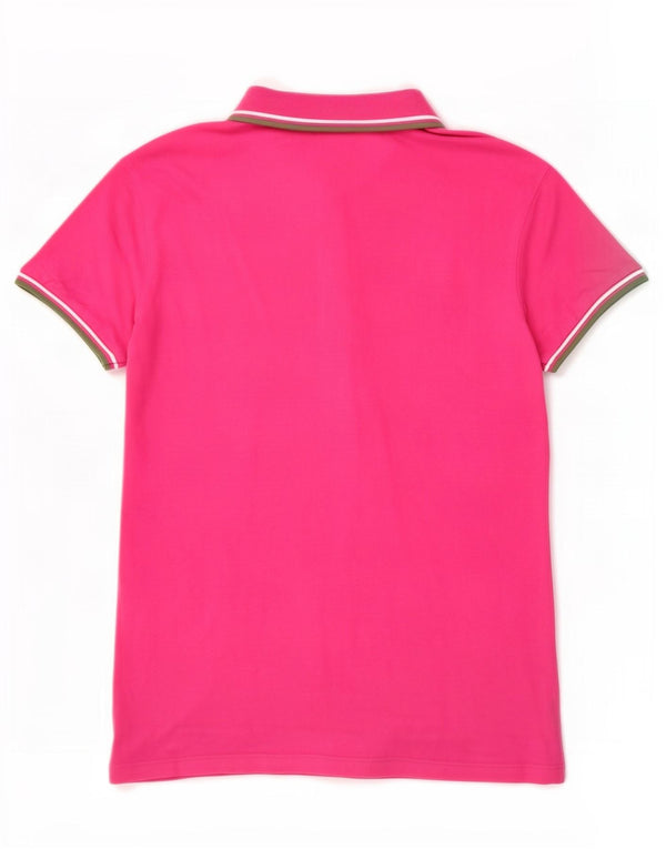 Diadora Polo para mujer UK 44 Grande Algodón rosa
