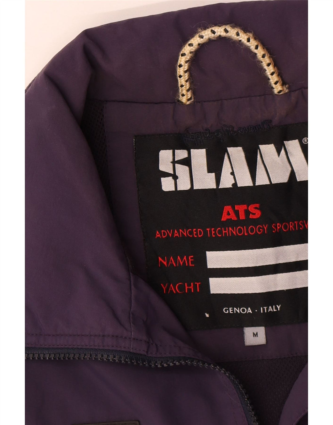Slam Chaqueta Bomber para Hombre UK 38 Medium Púrpura Nylon